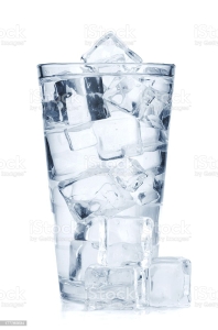 Having ice in your drink